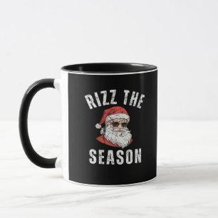 Rizz Het Seizoen Grappige Kerstman Gelukkig Rizzma Mok