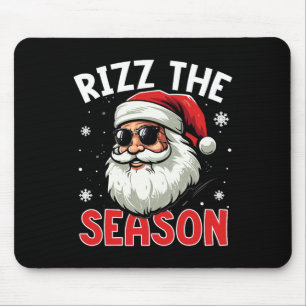Rizz Het Seizoen Kerstman Rizzmas Grappige Jongens Muismat