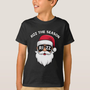 Rizz Het Seizoen Kerstman Rizzmas Riz Grappige Ker T-shirt
