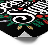 Rizz het seizoen om Sigma Funny Meme Christmas H t Poster (Hoek)