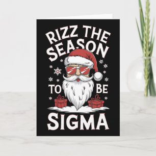 Rizz Het Seizoen Om Sigma Gen Alpha Grappige Meme  Kaart