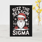 Rizz Het Seizoen Om Sigma Gen Alpha Grappige Meme Kaart (Gele Bloem)