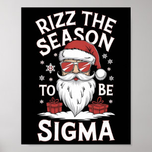 Rizz Het Seizoen Om Sigma Gen Alpha Grappige Meme  Poster