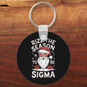 Rizz Het Seizoen Om Sigma Gen Alpha Grappige Meme  Sleutelhanger (Voorkant)