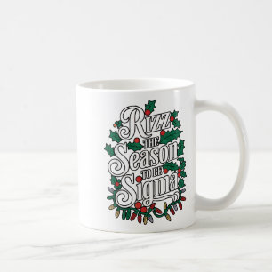Rizz Het Seizoen Om Sigma Grappige Meme Kerstmis H Koffiemok