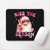 Rizz het seizoen Santa Pink Bubble Gum Rizzmas ker Muismat (Met muis)