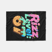 Rizz Level 67 Meme Shirt Ice Cream Drip Meme Six S Fleece Deken (Voorkant (Horizontaal))