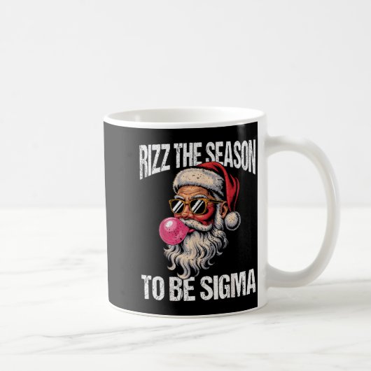 Rizz The Season To Be Sigma Santa Christmas Gen Al Koffiemok (Rechts)
