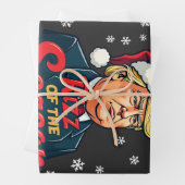 Rizz van het seizoen Funny Trump Kerstman Santa  Inpakpapier Vel (In situ)