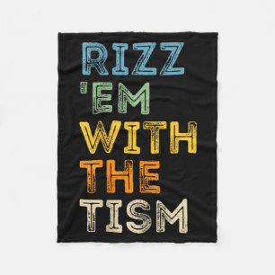 Rizz ze met de Tism Grappige Sarcastische Citaten Fleece Deken
