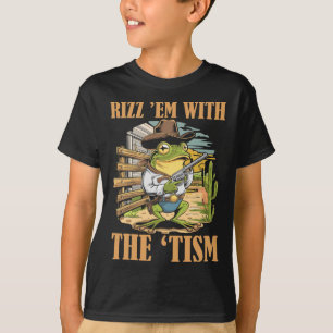 Rizz ze met het Tism Grappige Autisme Cowboy Kikke T-shirt