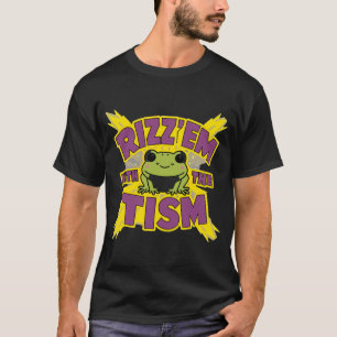 Rizz'em met de tim voor autisme t-shirt