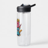 Rizzin 100 dagen op school Gen Alpha grappig Waterfles (Links)