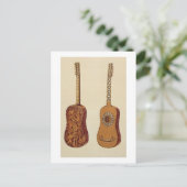 Rizzio Guitar uit 'Musical Instruments' (colore) Briefkaart (Staand voorkant)