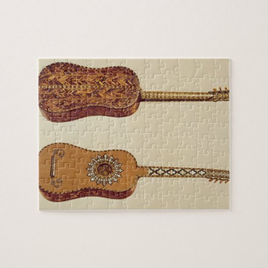 Rizzio Guitar uit 'Musical Instruments' (colore) Legpuzzel (Horizontaal)
