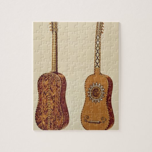 Rizzio Guitar uit 'Musical Instruments' (colore) Legpuzzel (Verticaal)