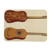 Rizzio Guitar uit 'Musical Instruments' (colore) Magneet (Horizontaal)