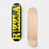 RIZZLA ! Skateboard, 7¾" Deck Persoonlijk Skateboard (Voorkant)