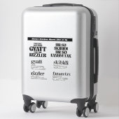 Rizzler Meme Sticker Sheet Set (Koffer)