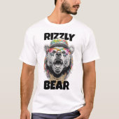 Rizzly Beer Grizzly Beer - Rizzler Funny Rizz Humo T-shirt (Voorkant)