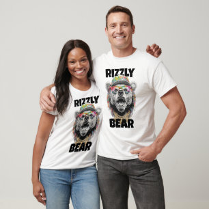 Rizzly Beer Grizzly Beer - Rizzler Funny Rizz Humo T-shirt