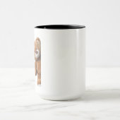 Rizzly cute teddy bear design funny quote mok (Midden)