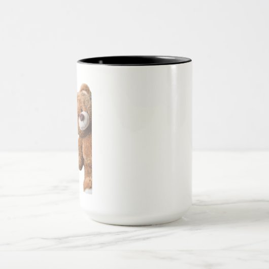 Rizzly cute teddy bear design funny quote mok (Midden)