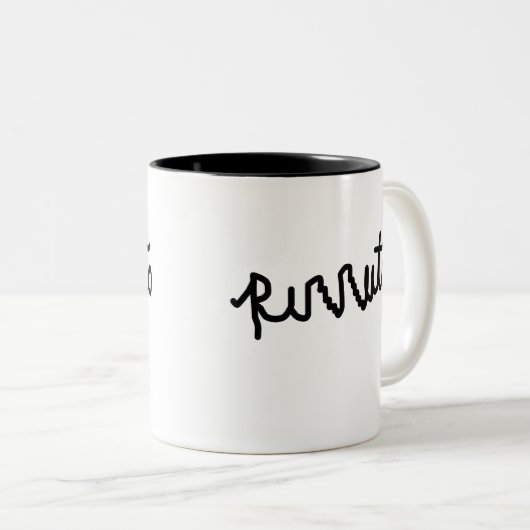 Rizzuto $18.95 Two Toned Coffee Mok (Voorkant rechts)