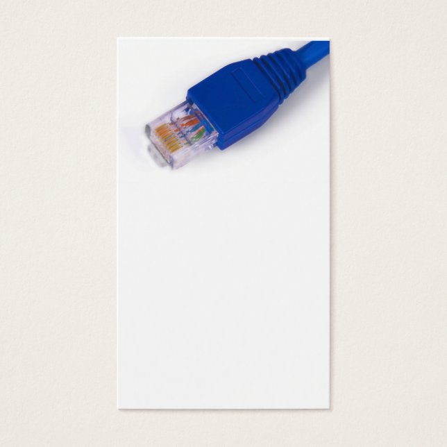 RJ45 - Computernetwerkconnector Visitekaartje (Voorkant)
