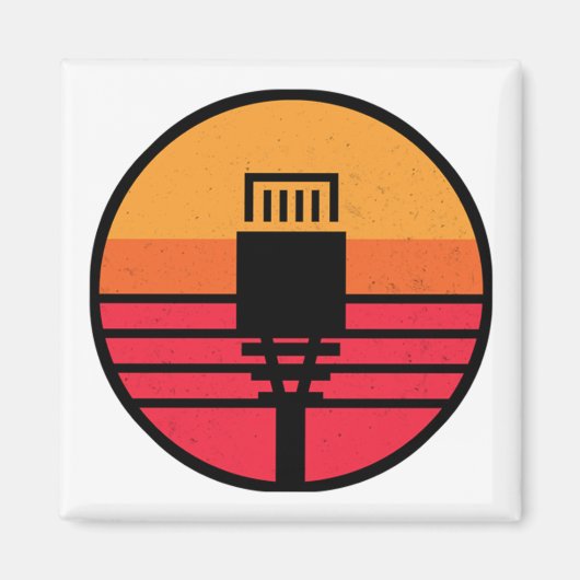 RJ 45-connector Magneet (Voorkant)