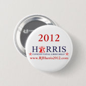 RJ Harris 2012 voor Button van Presidenten (Voorkant /achterkant)