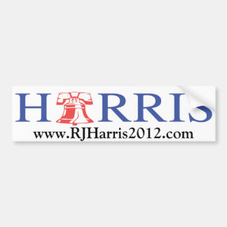 RJ Harris Libertarian Presidentiële kandidaat Bumpersticker