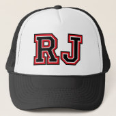 "RJ" Monogram Trucker Pet (Voorkant)