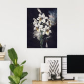 RJ Thornton - De witte Lily Poster (Thuiskantoor)