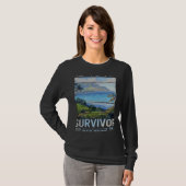 RJC Road to Hana Survivor Maui Hawaii Trip Adventu T-shirt (Voorkant volledig)