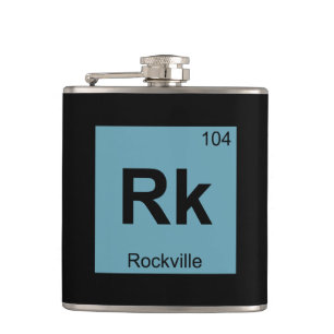 Rk - Rockville Maryland Scheikunde Periodiek Syste Heupfles