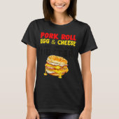 Rk Roll Egg And Cheese New Jersey Pride Nj Foodie  T-shirt (Voorkant)