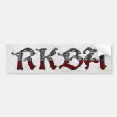 RKBA Recht op onderhoud en Beer van wapens Bumpersticker (Voorkant)