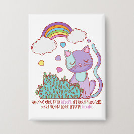 RKS Heart Song Lyric Concert Button