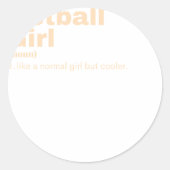 rl - Netball Ronde Sticker (Voorkant)