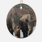 Rlack Rhinos Ornament (Links)