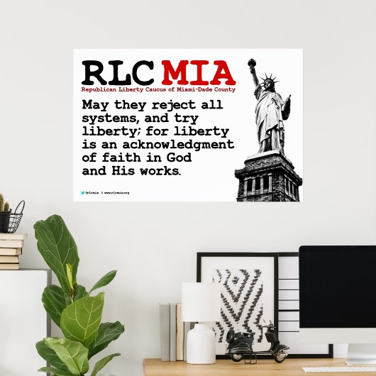 RLC MIA Poster 36 x 24 inch (Thuiskantoor)