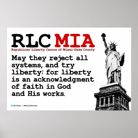 RLC MIA Poster 36 x 24 inch (Voorkant)