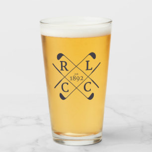 RLCC Pint Glasses - Argyle Golf Logo Glas
