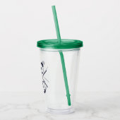 RLCC plastic geïsoleerde trommel Acryl Drinkbeker (Links)