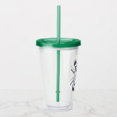RLCC plastic geïsoleerde trommel Acryl Drinkbeker (Rechts)