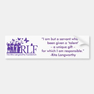 RLF Bumpersticker Logo handtekening