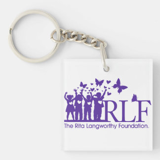 RLF Logo Square (dubbelzijdig) Sleutelhanger