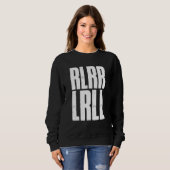 Rlrr Lrll Drum Paradiddle Drummen Drummer Drums P Trui (Voorkant volledig)