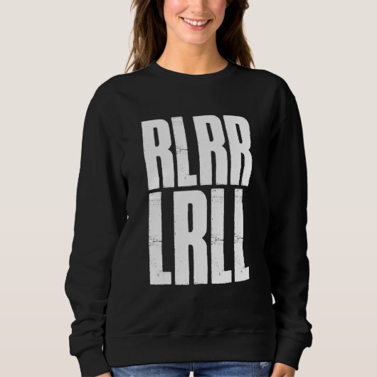 Rlrr Lrll Drum Paradiddle Drummen Drummer Drums P Trui (Voorkant)
